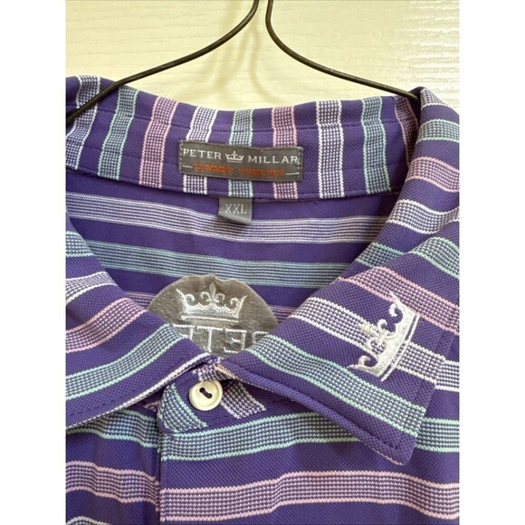 Peter Millar Men’s Summer comfort with Crown On Collar 2x - Picture 2 of 6